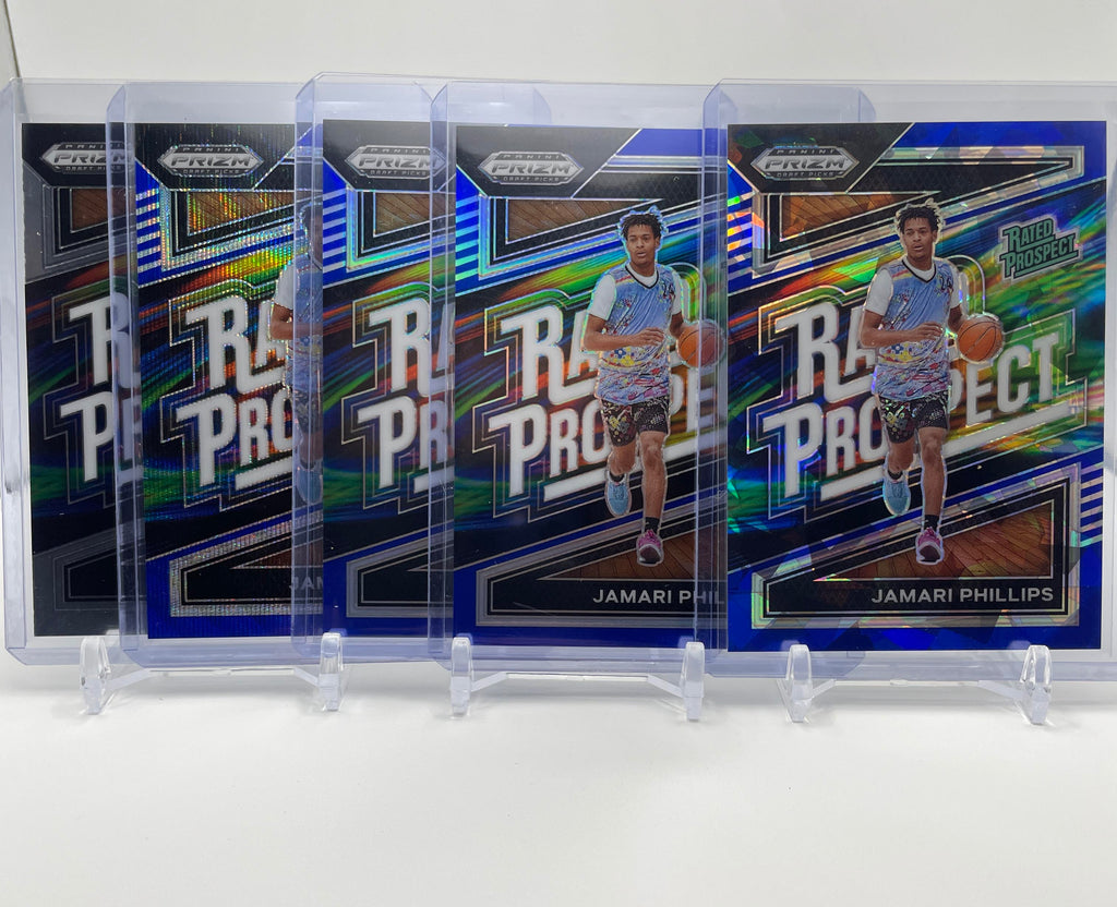 2024-25 Panini Prizm Draft Picks Jamari Phillips Blue Prizm /199 /249 Set (x5)