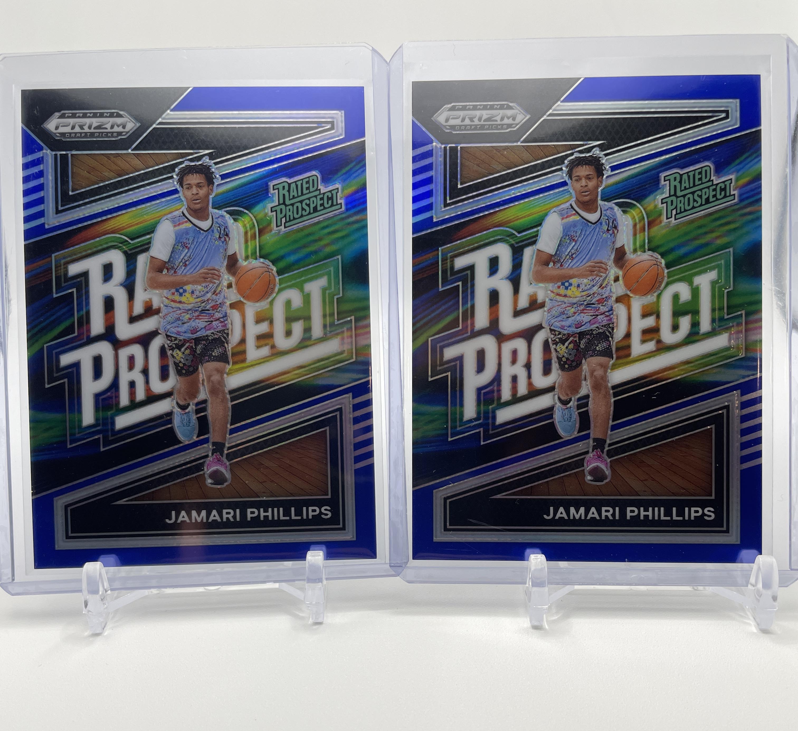 2024-25 Panini Prizm Draft Picks Jamari Phillips Blue Prizm /199 /249 Set (x5)