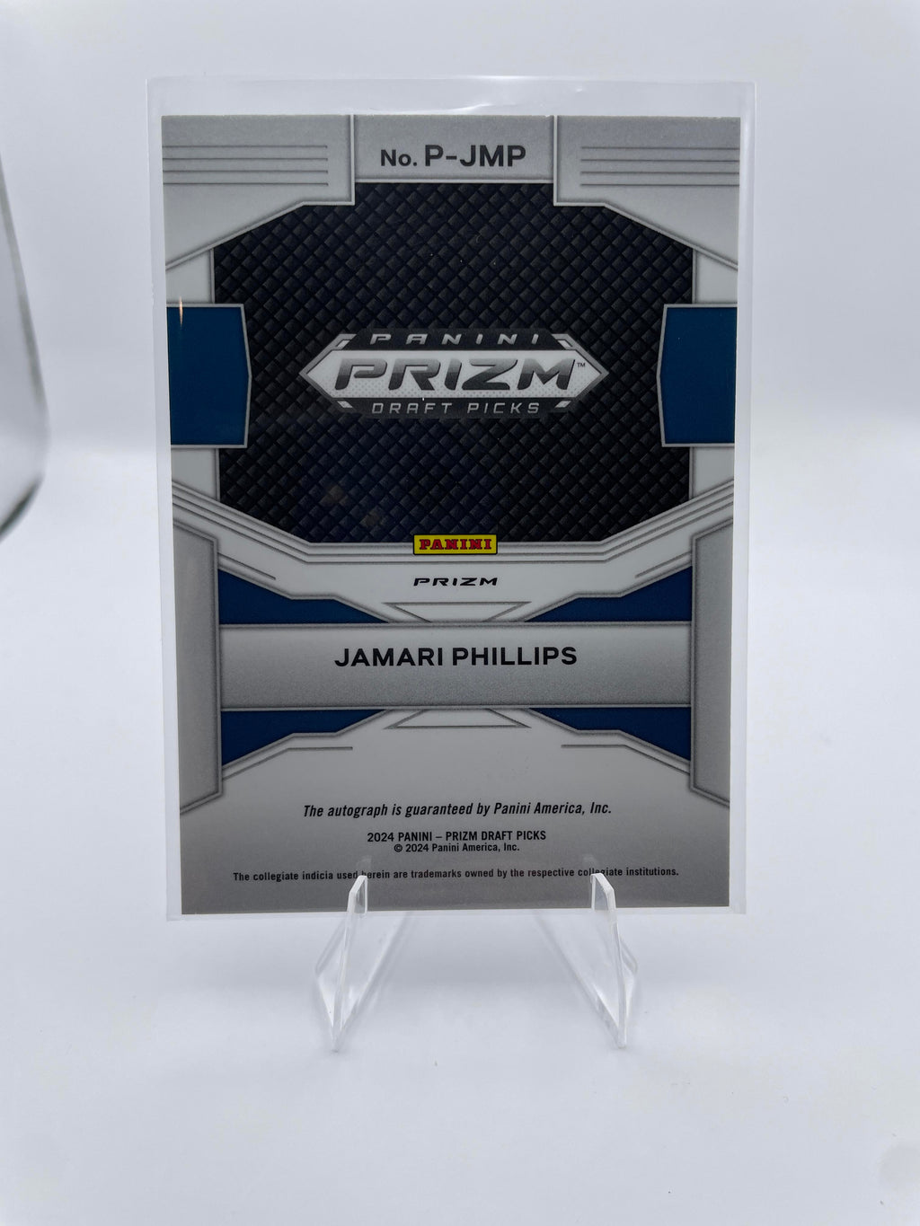 2024-25 Panini Prizm Draft Picks Jamari Phillips Penmanship Hyper Prizm Auto