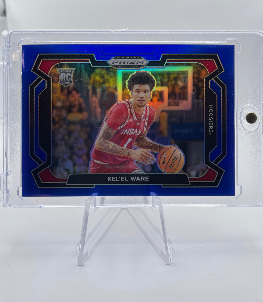 2024-25 Panini Prizm Draft Picks Kel'El Ware Blue Prizm Variation Rookie /199