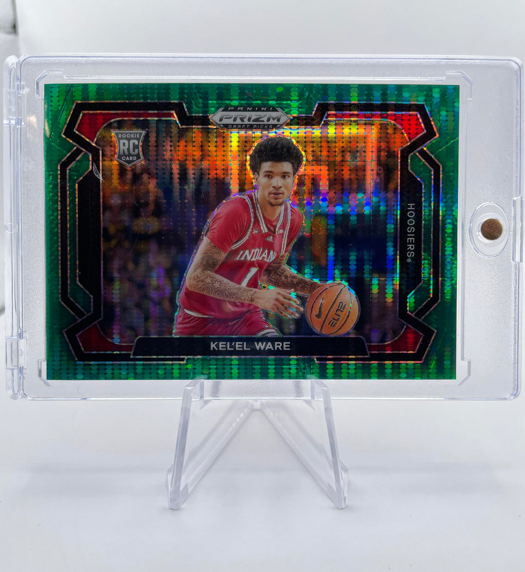 2024-25 Panini Prizm Draft Picks Kel'El Ware Green Shimmer Variation Rookie /25