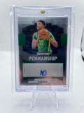 2024-25 Panini Prizm Draft Picks Kwame KJ Evans Penmanship Prizm Auto