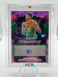 2024-25 Panini Prizm Draft Picks Kwame KJ Evans Penmanship Purple Ice Auto /99