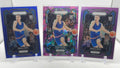2024-25 Panini Prizm Draft Picks Nikola Topic Purple /75 Ice /149 Blue /199 Set
