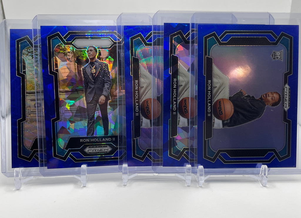 2024-25 Panini Prizm Draft Picks Ron Holland Blue Ice /99 + Variation /199 (x5)