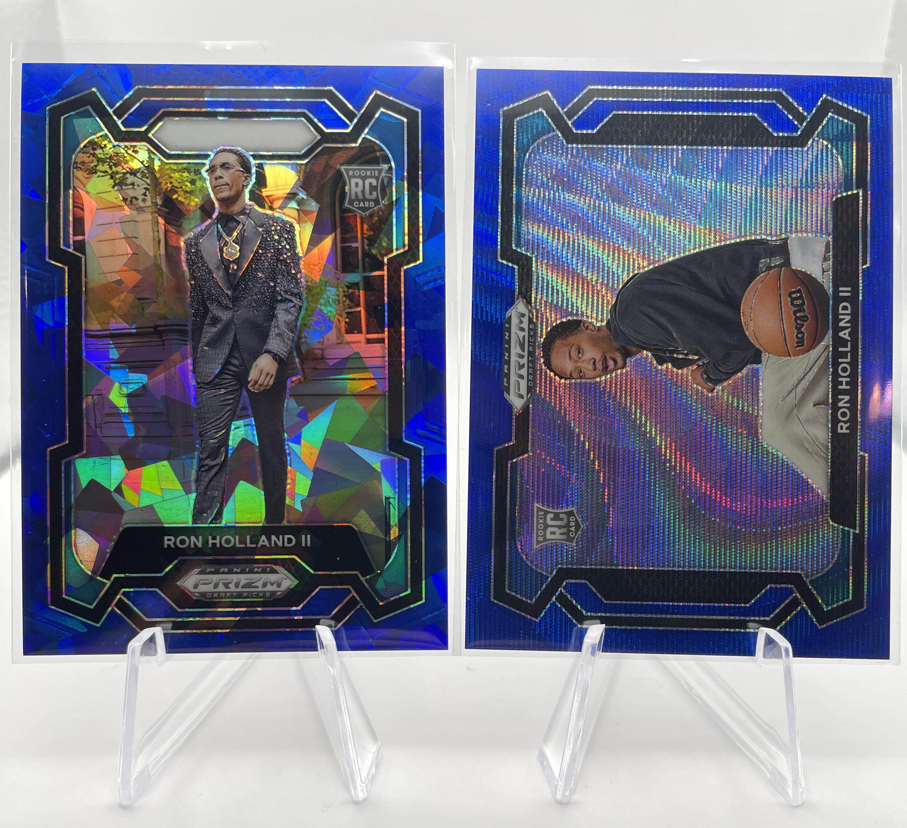 2024-25 Panini Prizm Draft Picks Ron Holland Blue Ice /99 + Variation /199 (x5)