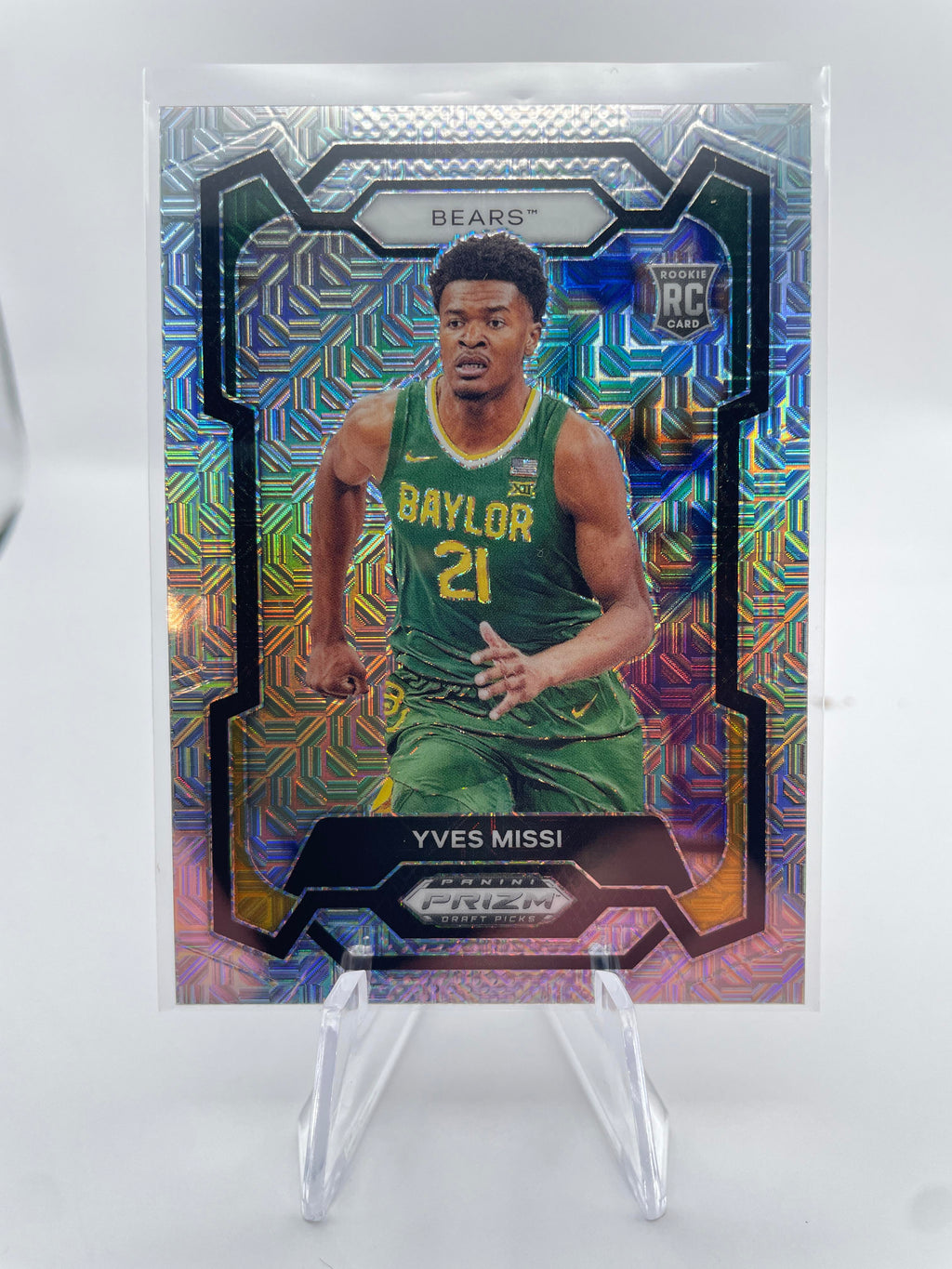 2024-25 Panini Prizm Draft Picks Yves Missi Mojo Prizm Rookie /25