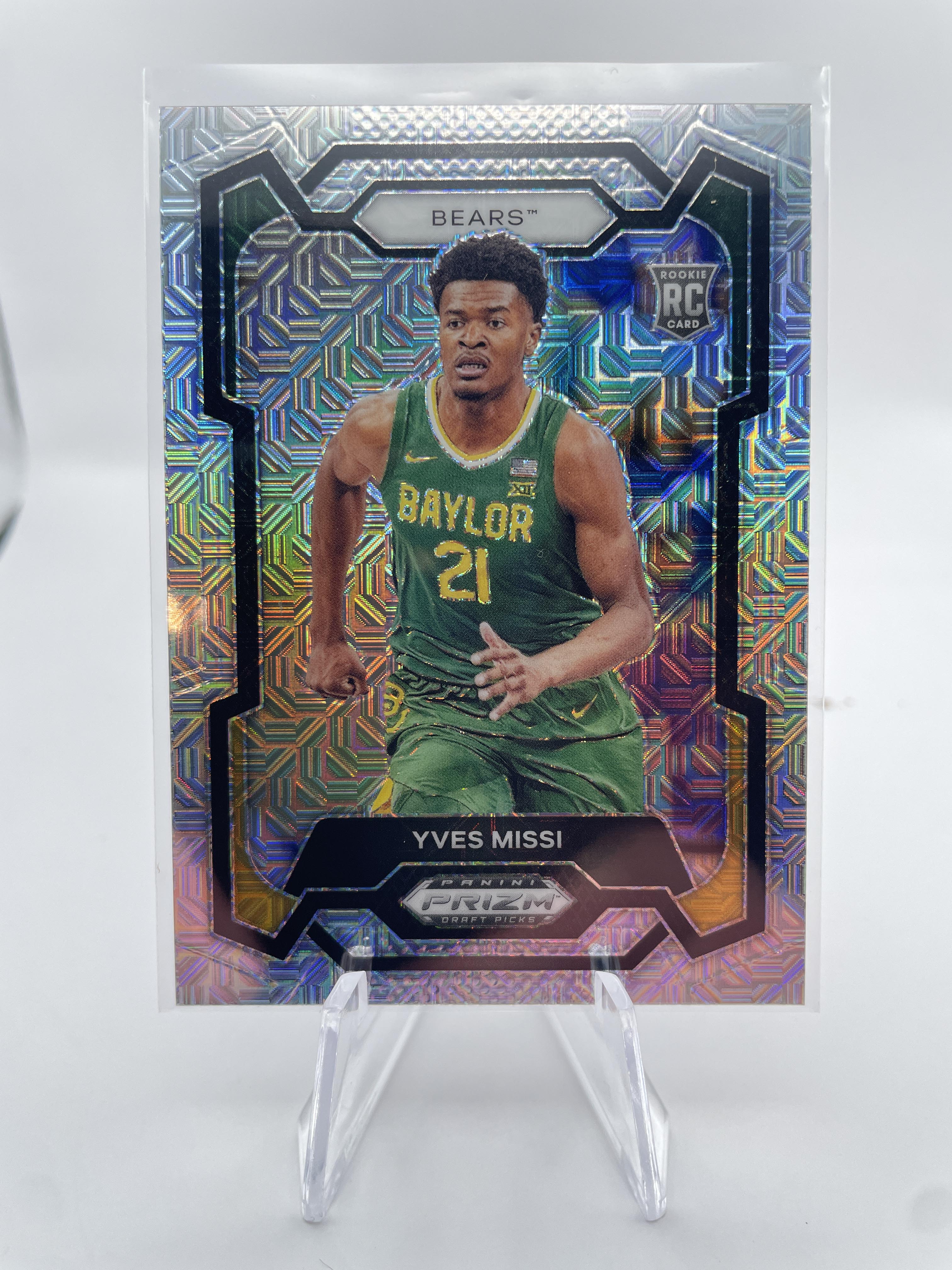 2024-25 Panini Prizm Draft Picks Yves Missi Mojo Prizm Rookie /25