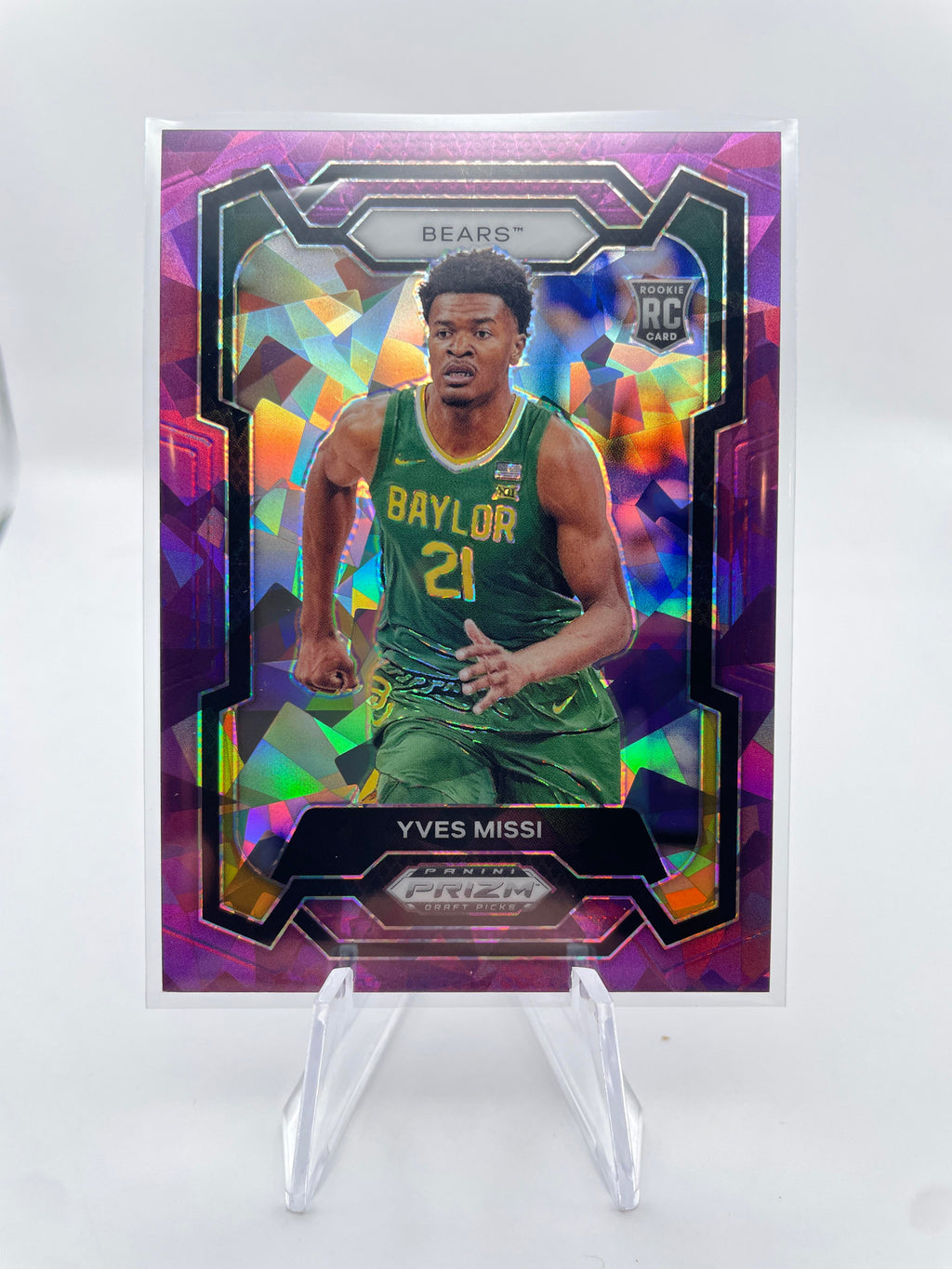 2024-25 Panini Prizm Draft Picks Yves Missi Purple Var /149 + Blue /99 Set (x7)