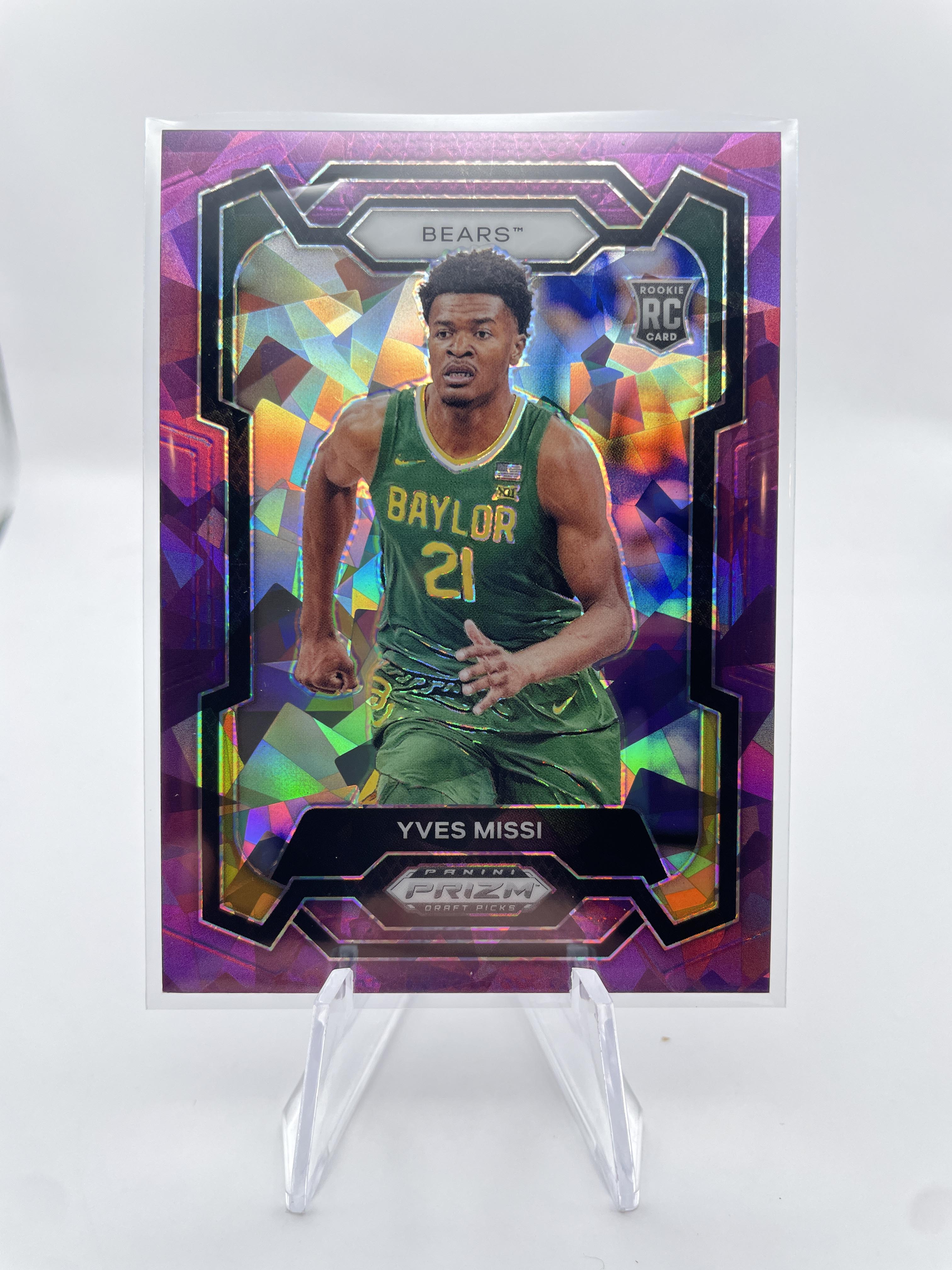 2024-25 Panini Prizm Draft Picks Yves Missi Purple Var /149 + Blue /99 Set (x7)