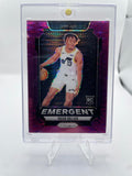 2024-25 Panini Prizm Isaiah Collier Emergent Purple Prizm Rookie /35 #1