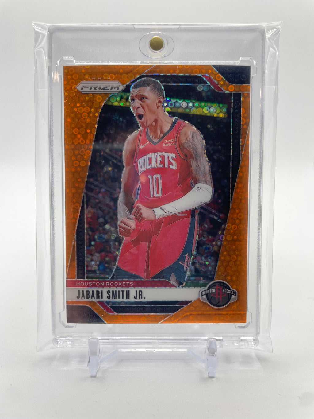 2024-25 Panini Prizm Jabari Smith Jr. Orange Disco Prizm /125 #77