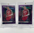 2024-25 Panini Prizm Jabari Smith Jr. Purple Disco Prizm /75 + Purple Prizm /99
