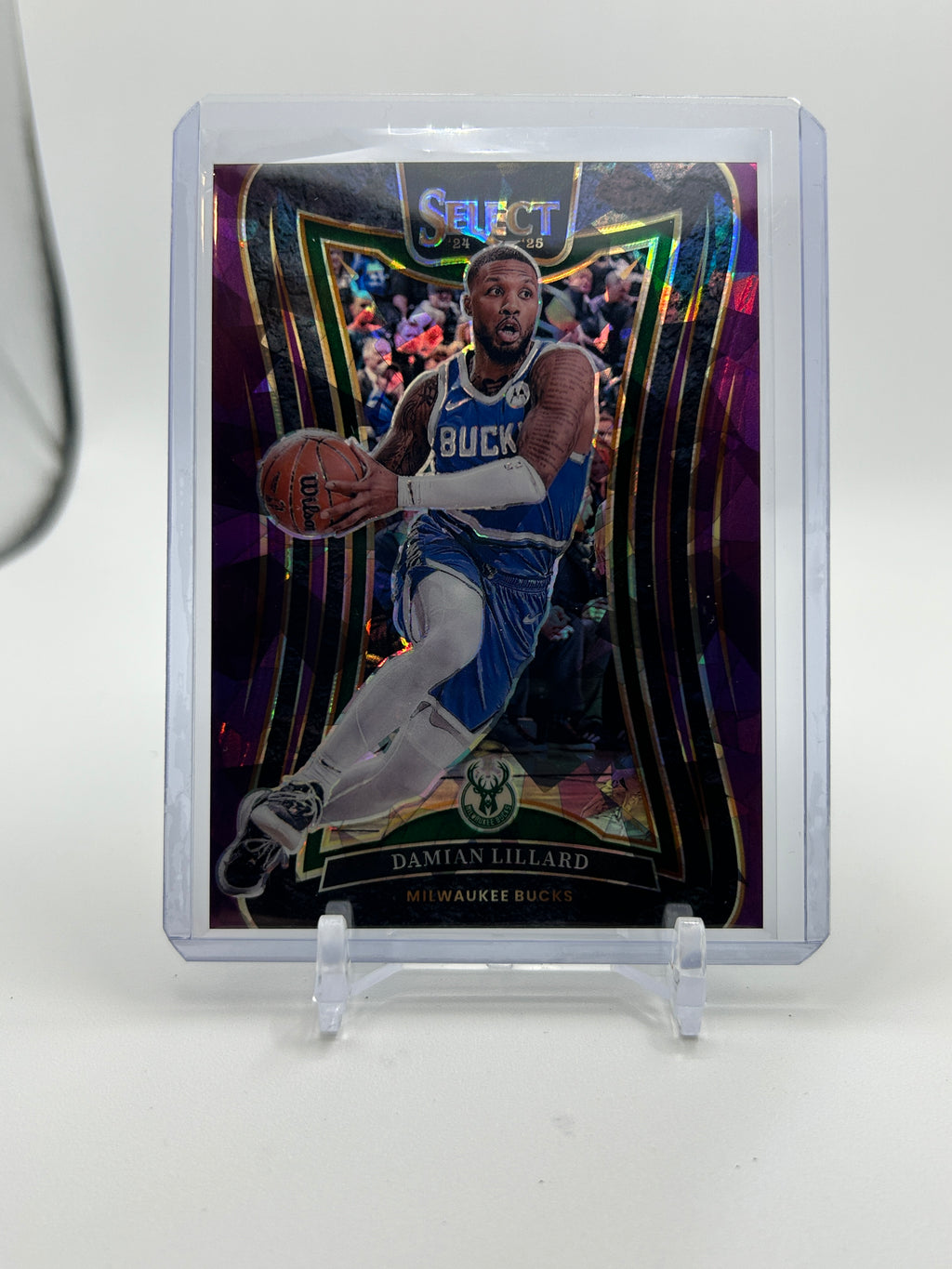 2024-25 Panini Select Damian Lillard Mezzanine Purple Ice Prizm /99