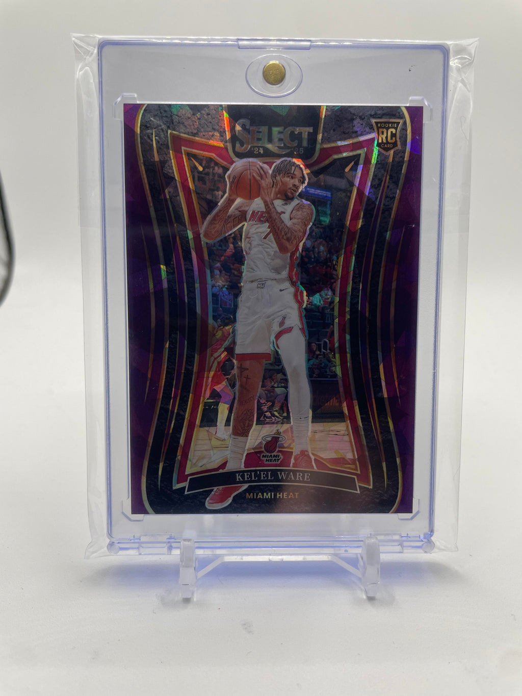 2024-25 Panini Select Kel'El Ware Mezzanine Purple Ice Prizm Rookie /99