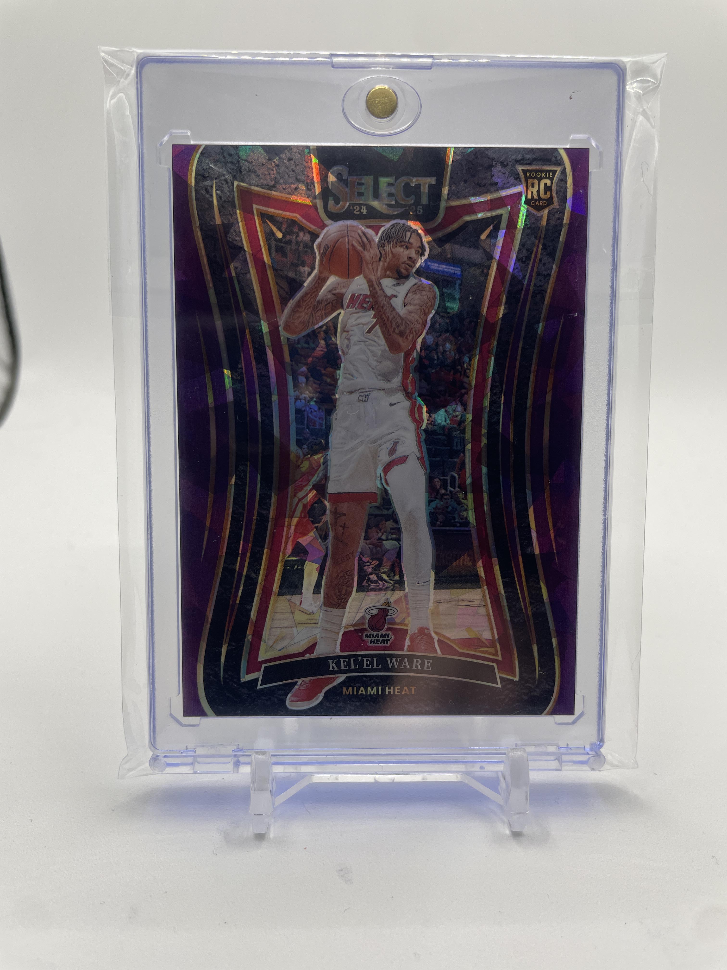 2024-25 Panini Select Kel'El Ware Mezzanine Purple Ice Prizm Rookie /99