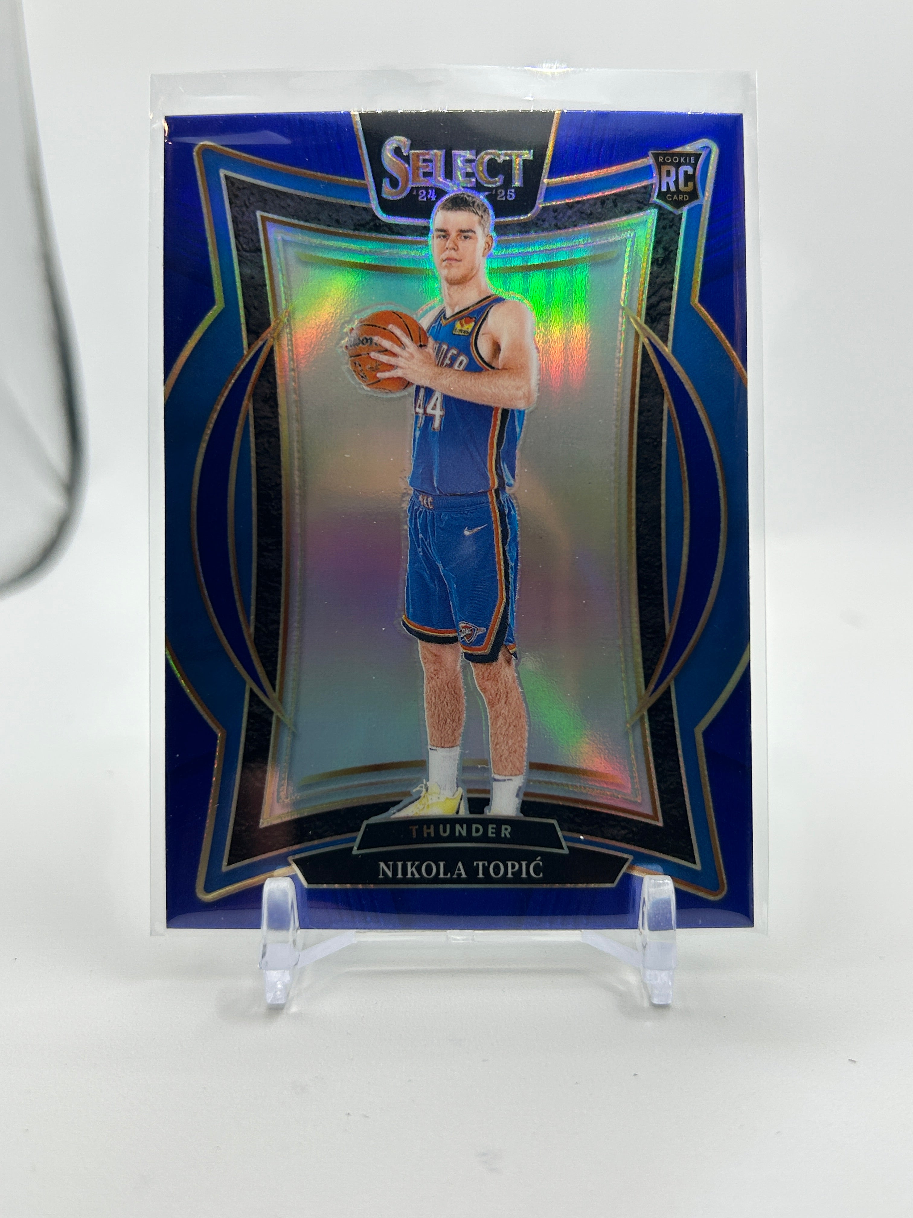 2024-25 Panini Select Nikola Topic Blue Prizm Rookie SP