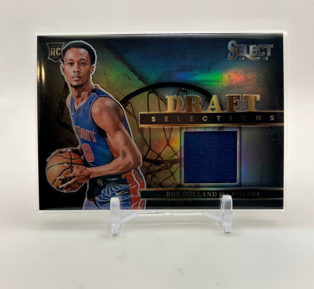 2024-25 Panini Select Ron Holland Draft Selections Rookie Patch Prizm