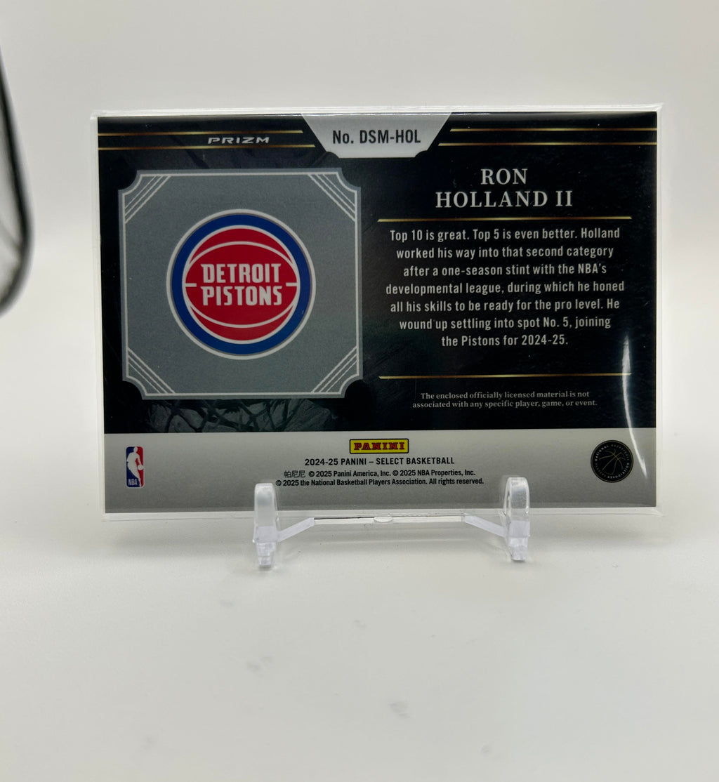 2024-25 Panini Select Ron Holland Draft Selections Rookie Patch Prizm
