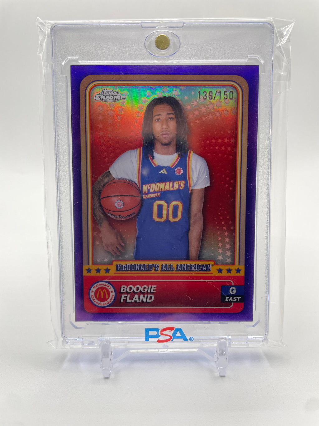 2024-25 Topps McDonald's Chrome Boogie Fland Purple Refractor /150