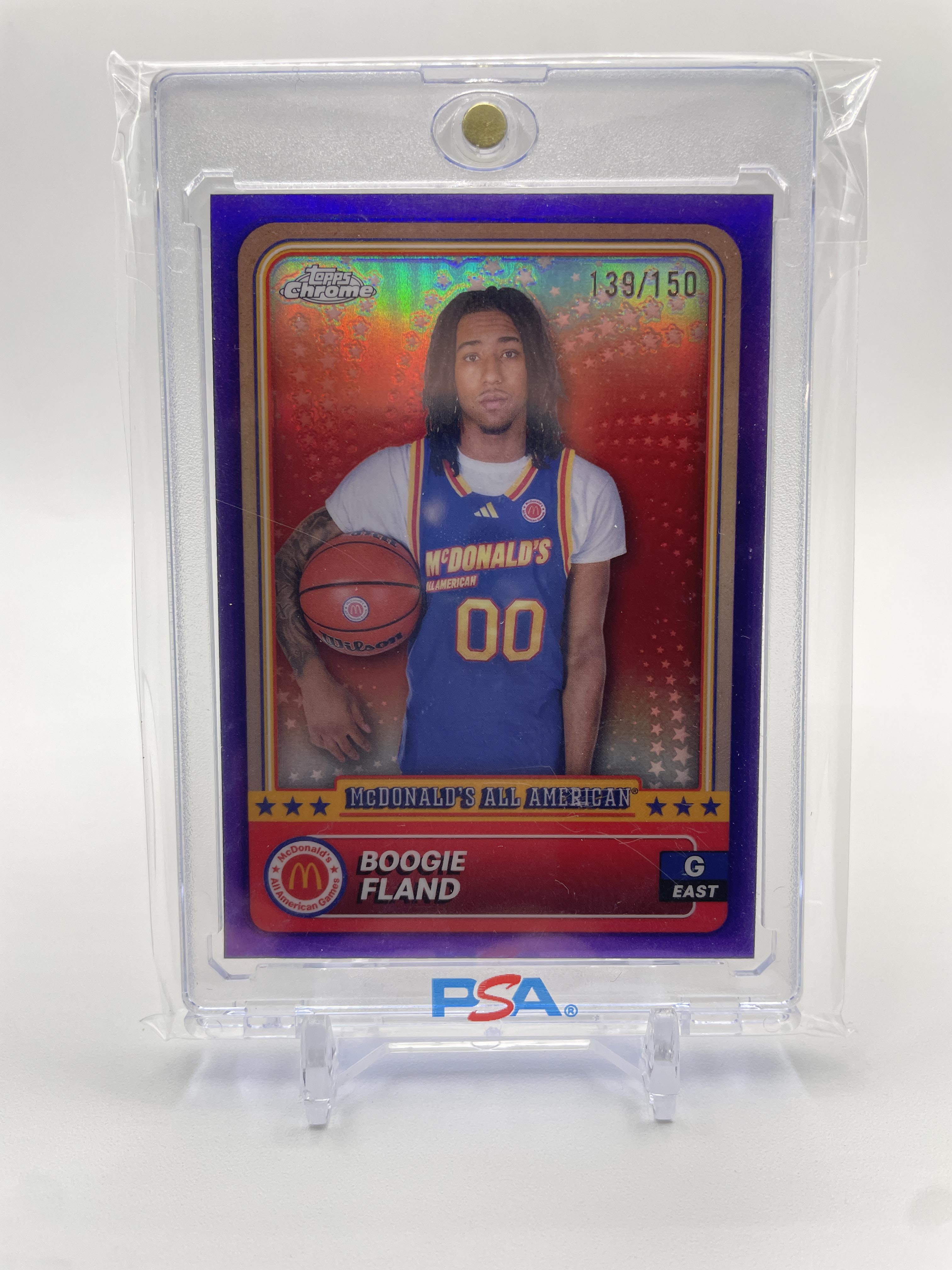 2024-25 Topps McDonald's Chrome Boogie Fland Purple Refractor /150
