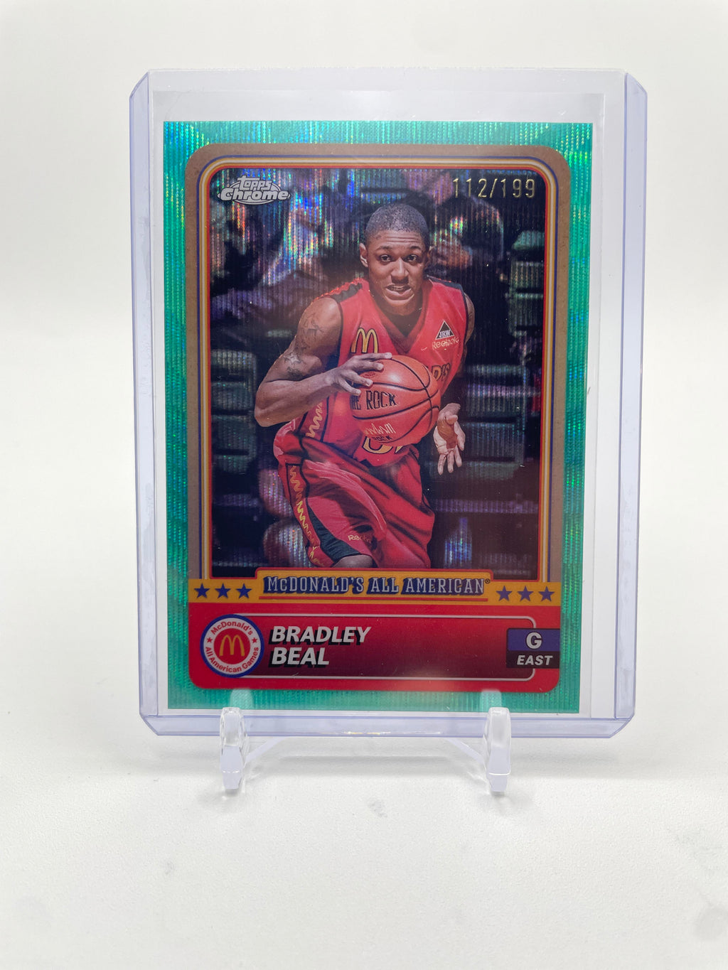 2024-25 Topps McDonald's Chrome Bradley Beal Aqua Refractor /199