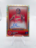 2024-25 Topps McDonald's Chrome Derrion Reid Half-Court Logo Refractor Auto /75