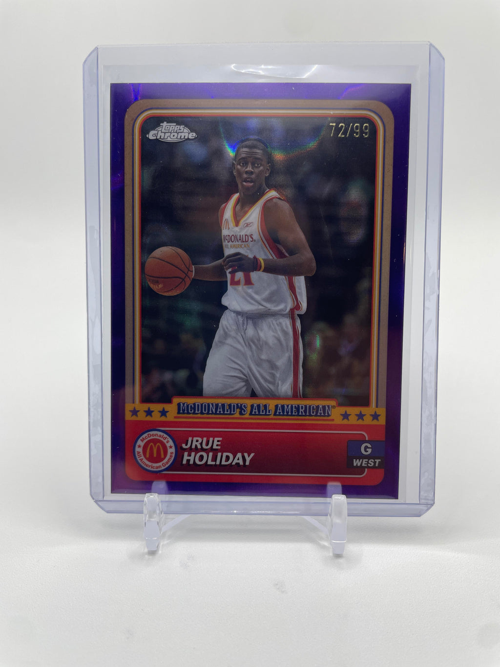 2024-25 Topps McDonald's Chrome Jrue Holiday Purple Refractor /99
