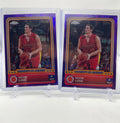 2024-25 Topps McDonald's Chrome Kevin Love Purple Refractor /99 Set (x2)