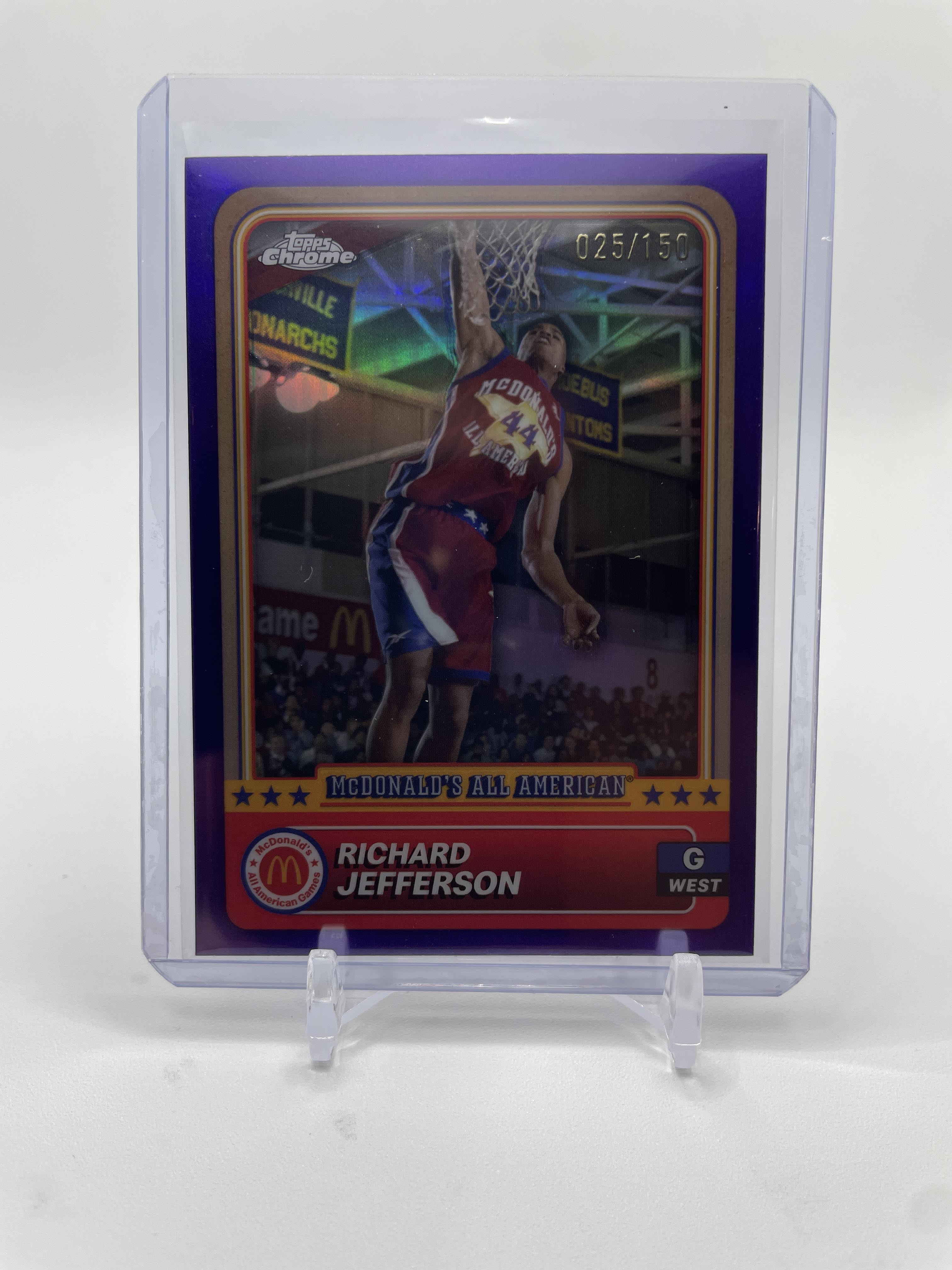 2024-25 Topps McDonald's Chrome Richard Jefferson Purple Refractor /150