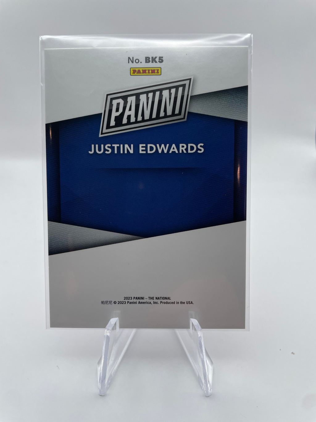 2024 Panini National VIP Justin Edwards Red Prizm Rookie /99