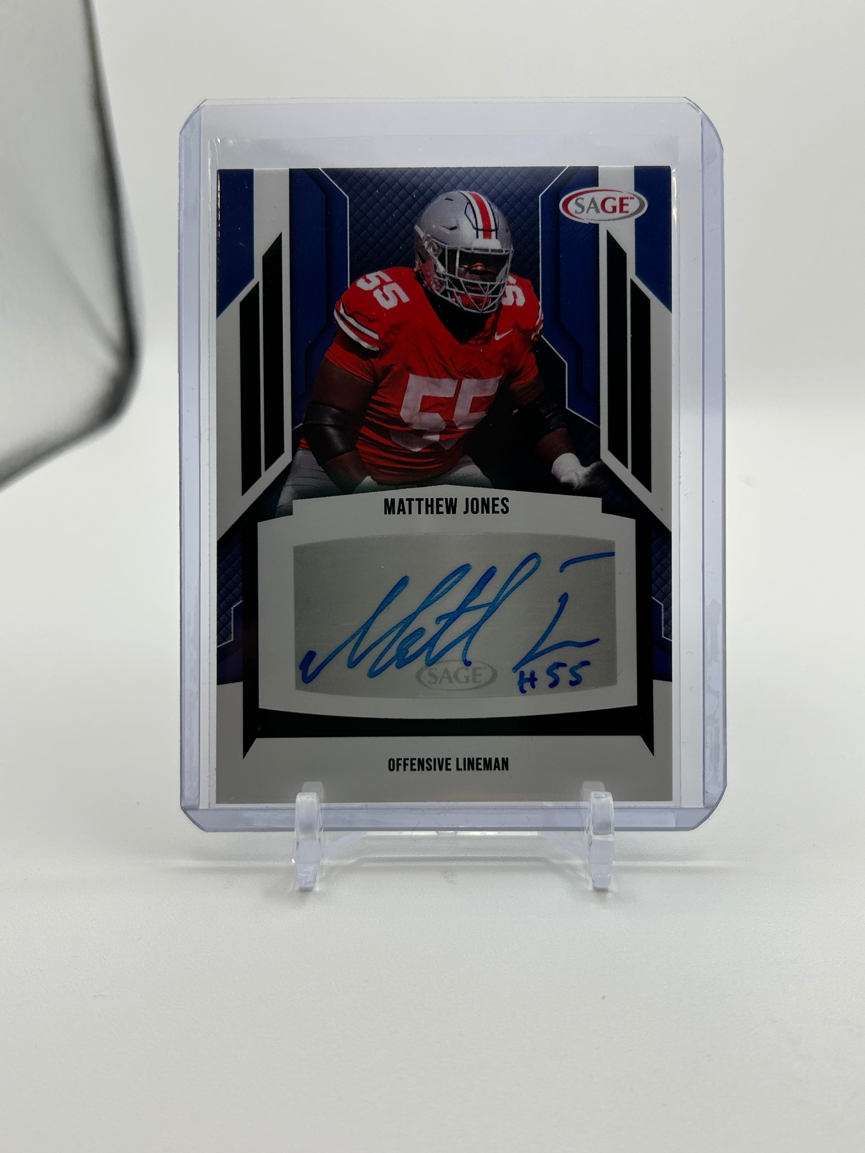 2024 Sage Matthew Jones Black Rookie Auto