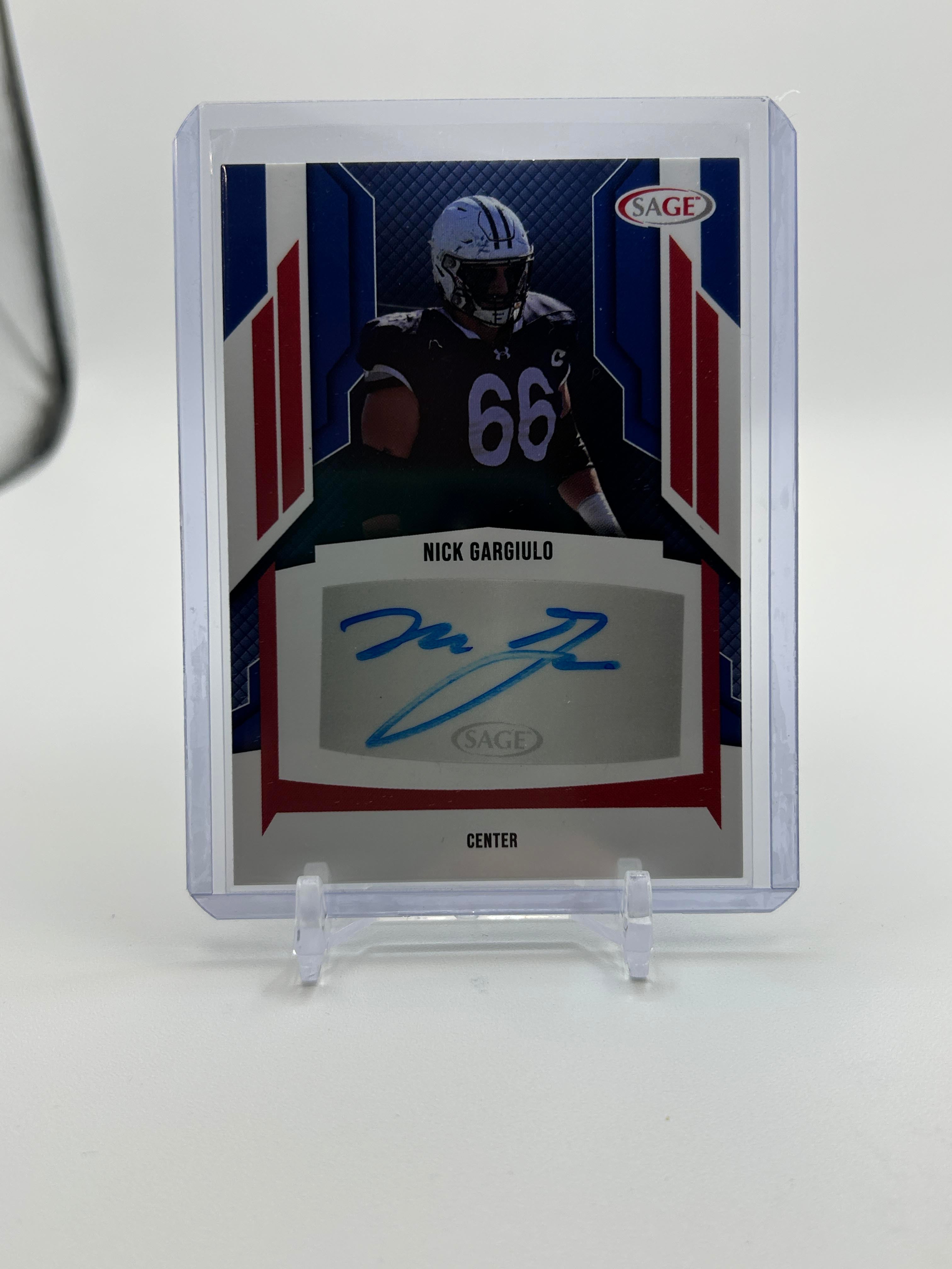 2024 Sage Nick Gargiulo Red Rookie Auto