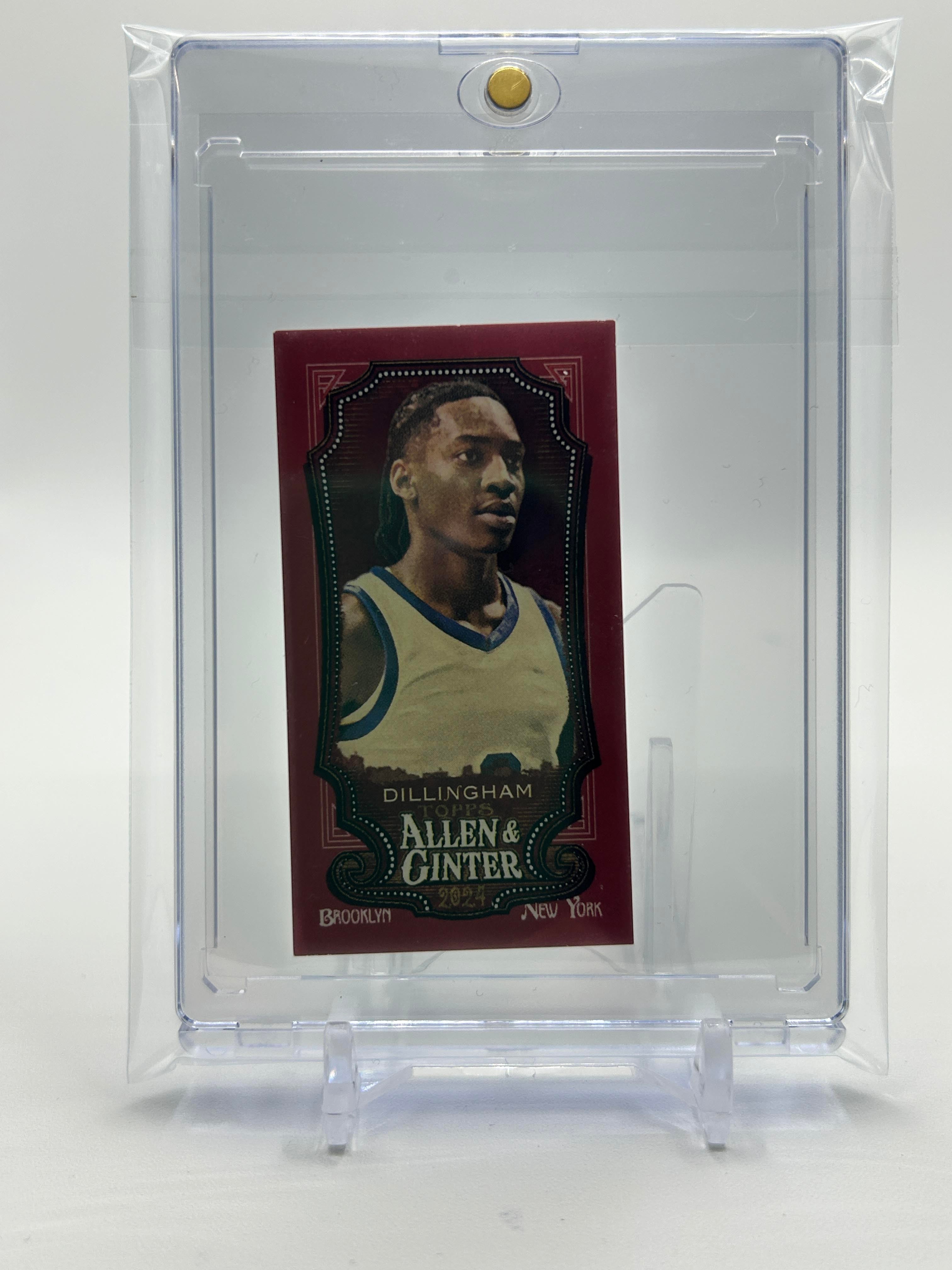 2024 Topps Allen & Ginter Rob Dillingham Red Mini Hand Numbered Rookie 1/5