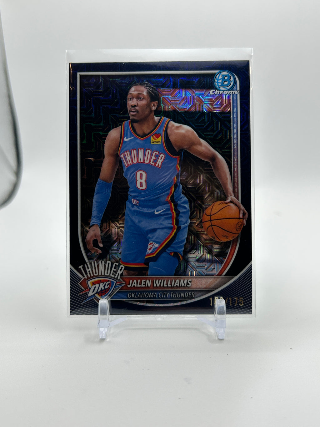 2025-26 Bowman Chrome Jalen Williams Navy Blue Refractor /175