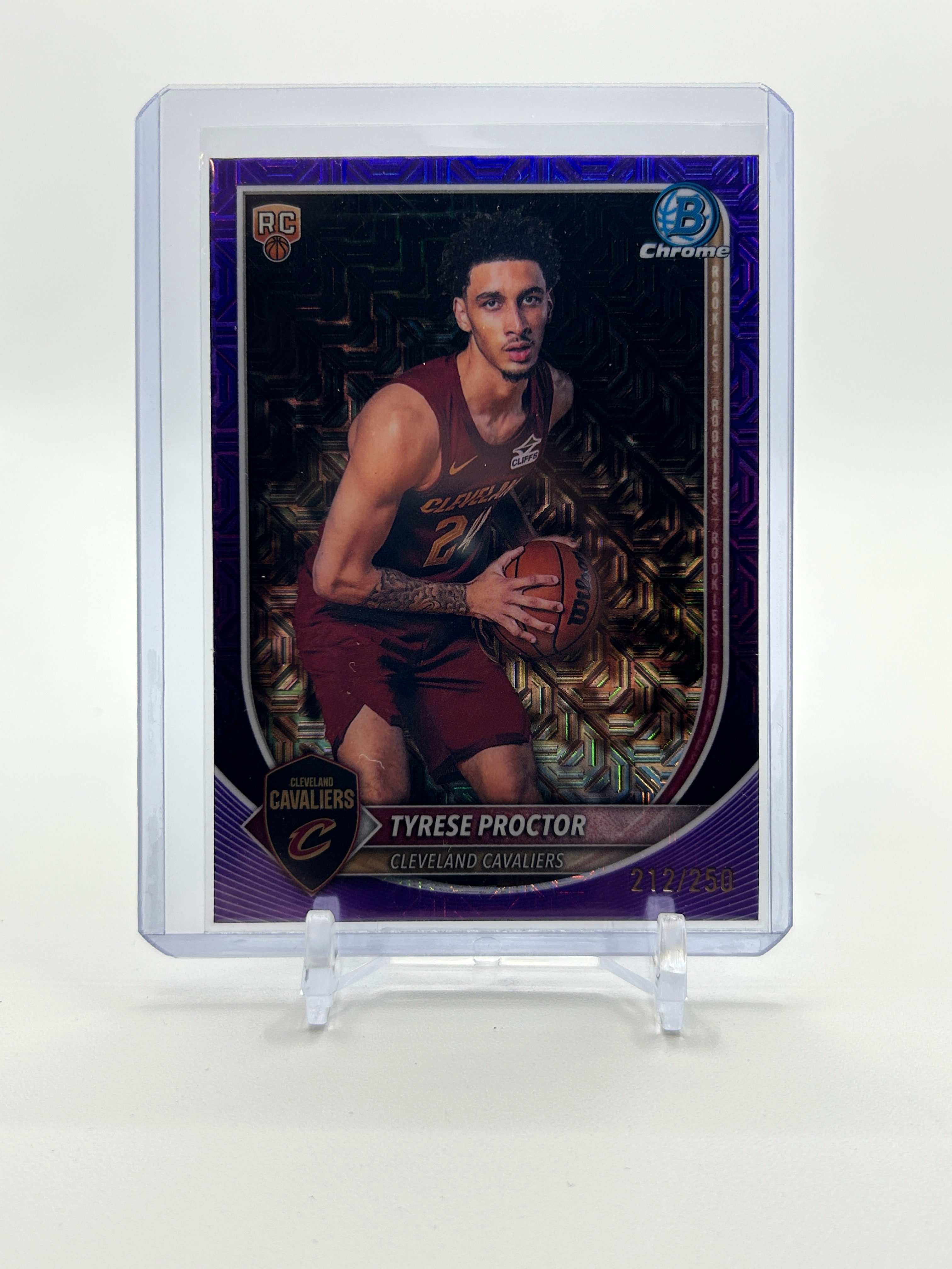 2025-26 Bowman Chrome Tyrese Proctor Purple Refractor Rookie /250