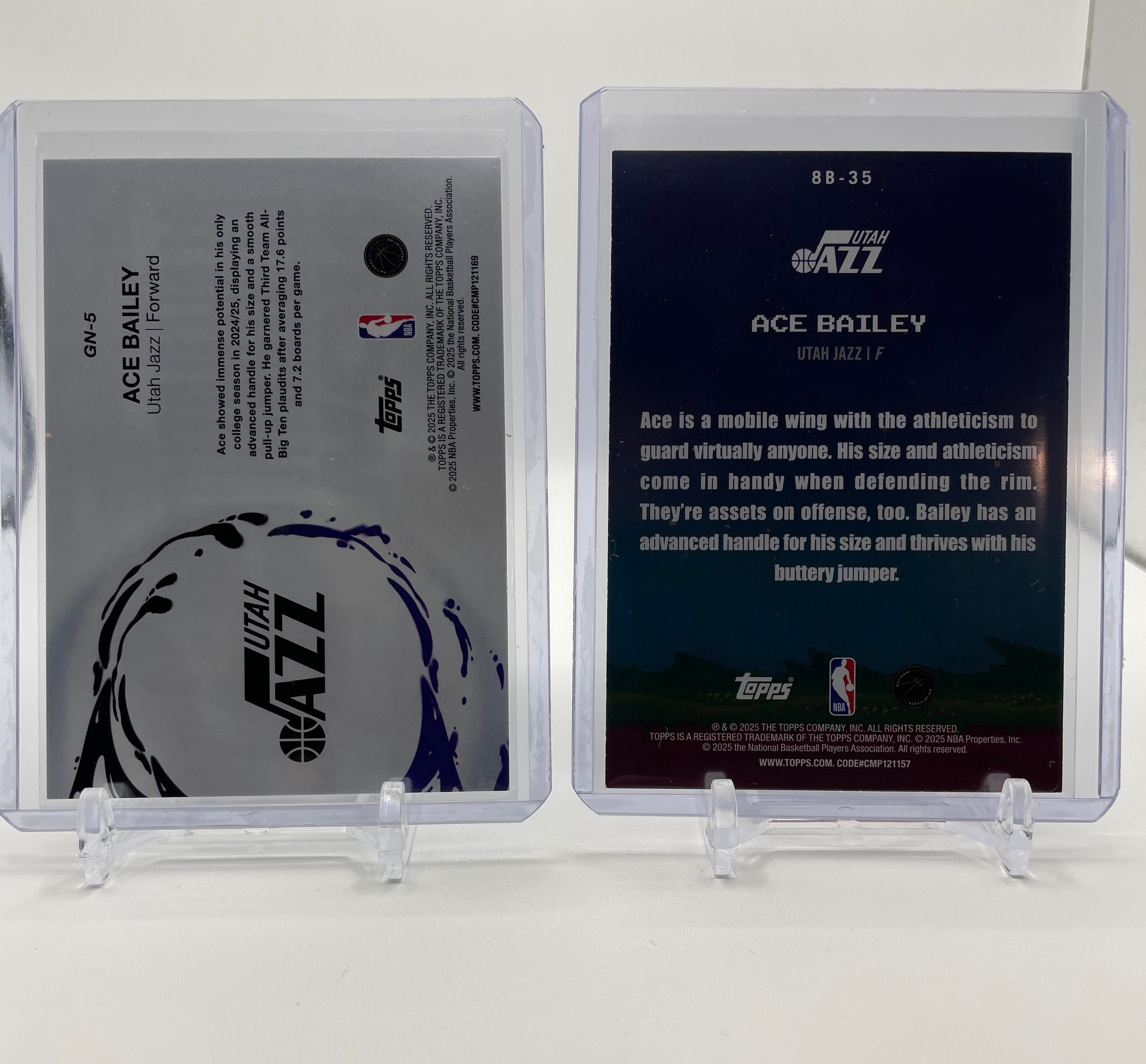 2025-26 Topps Ace Bailey Generation Now + 8 Bit Ballers + Base Rookie Set (x4)