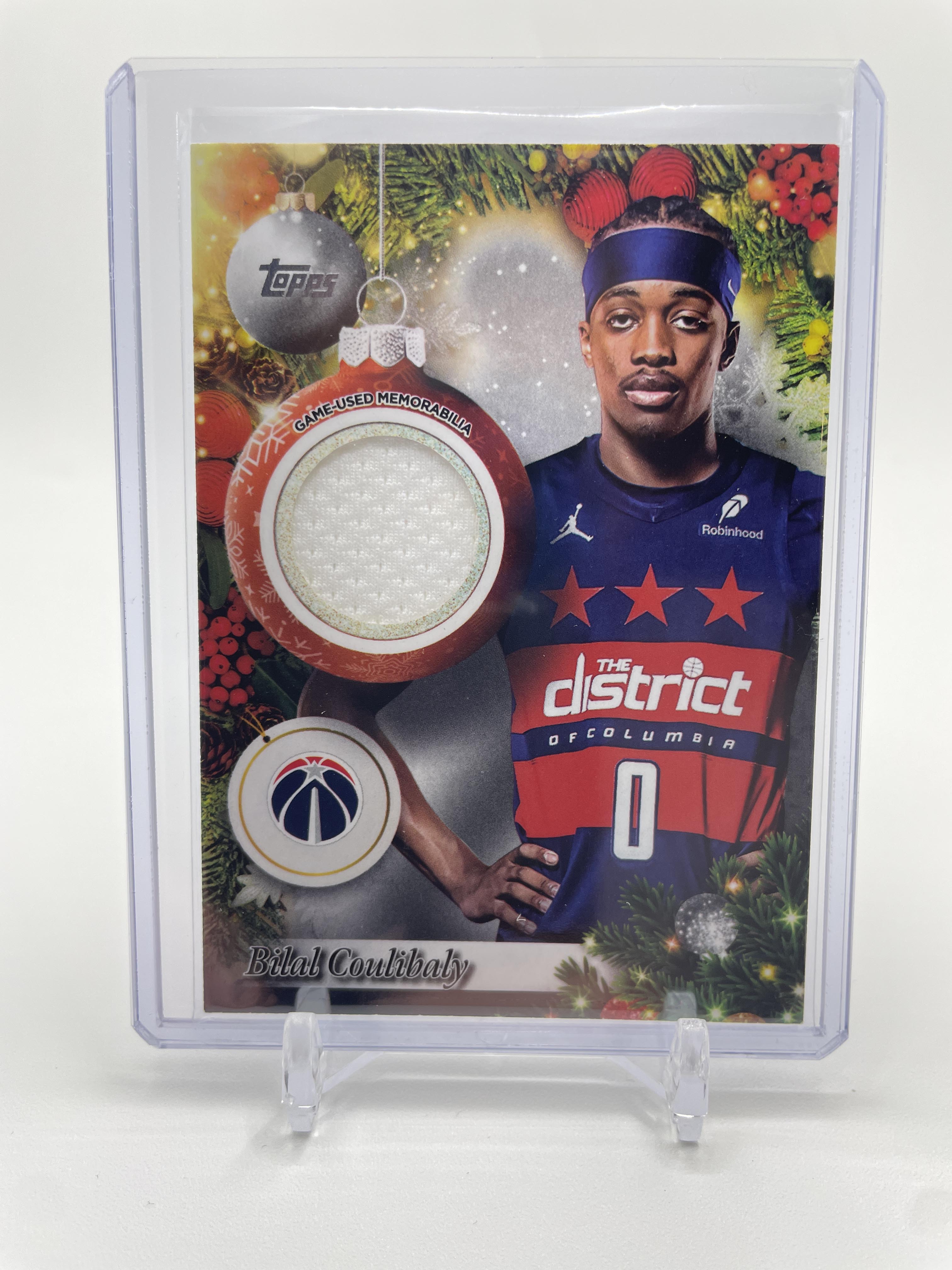 2025-26 Topps Holiday Bilal Coulibaly Game-Used Player Relic #PR-BC .