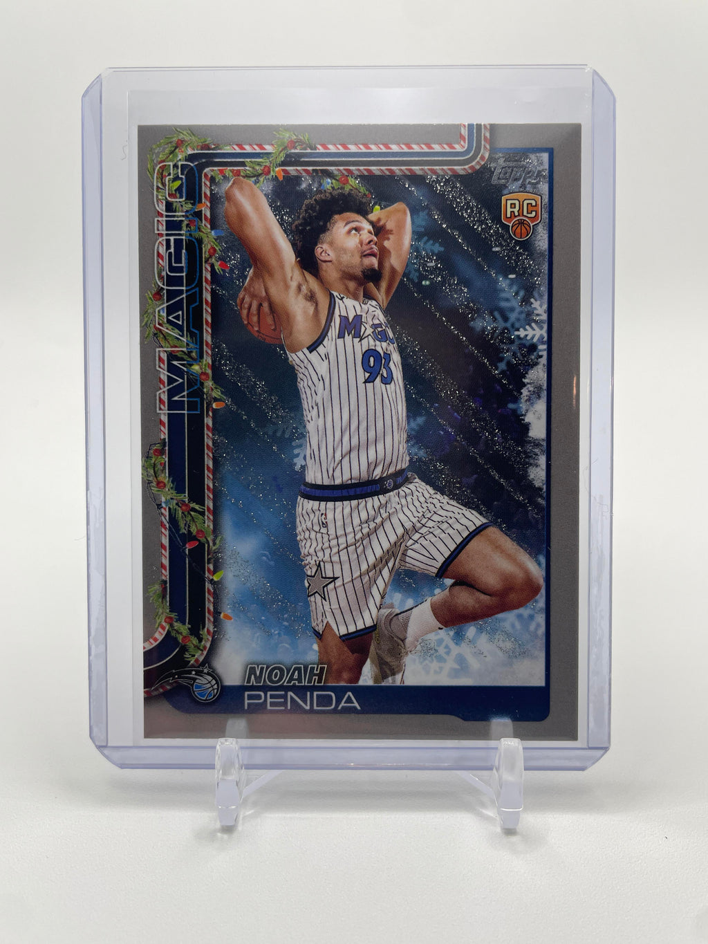 2025-26 Topps Holiday Noah Penda Glitter Parallel SP Rookie #H192