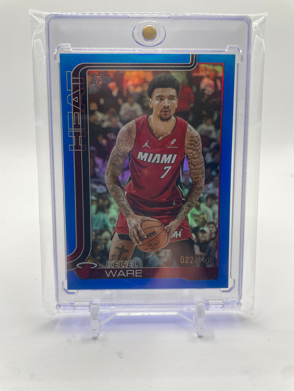 2025-26 Topps Kel'El Ware Blue Refractor /150 #74