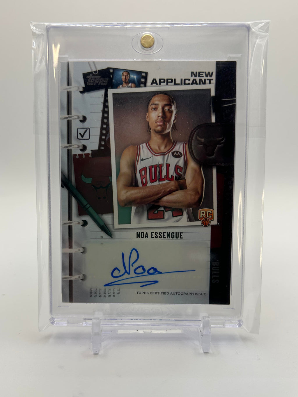 2025-26 Topps Noa Essengue New Applicant Rookie Auto