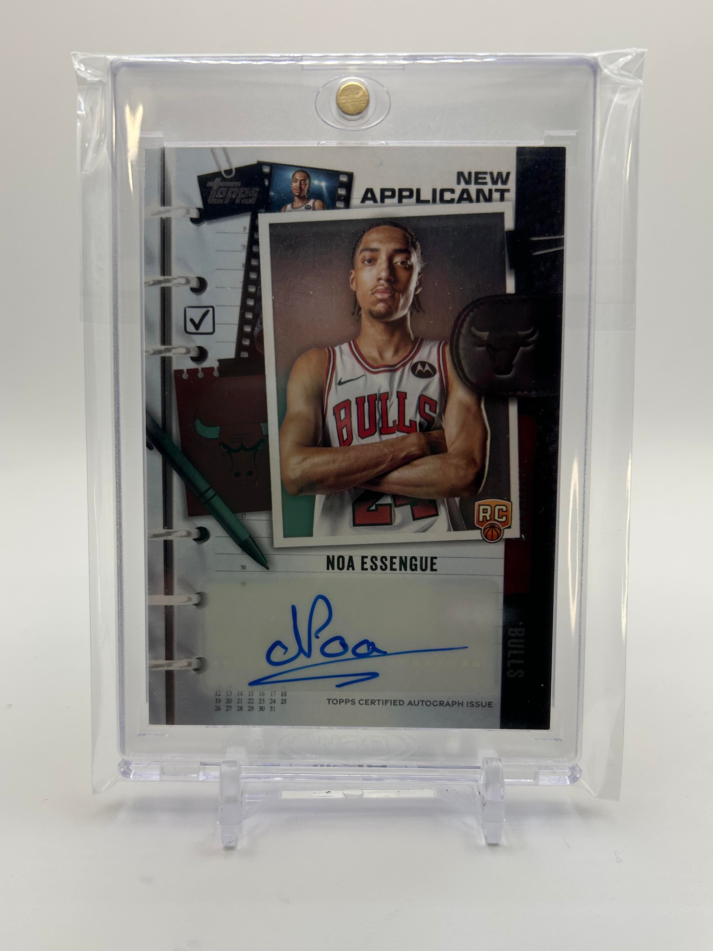 2025-26 Topps Noa Essengue New Applicant Rookie Auto