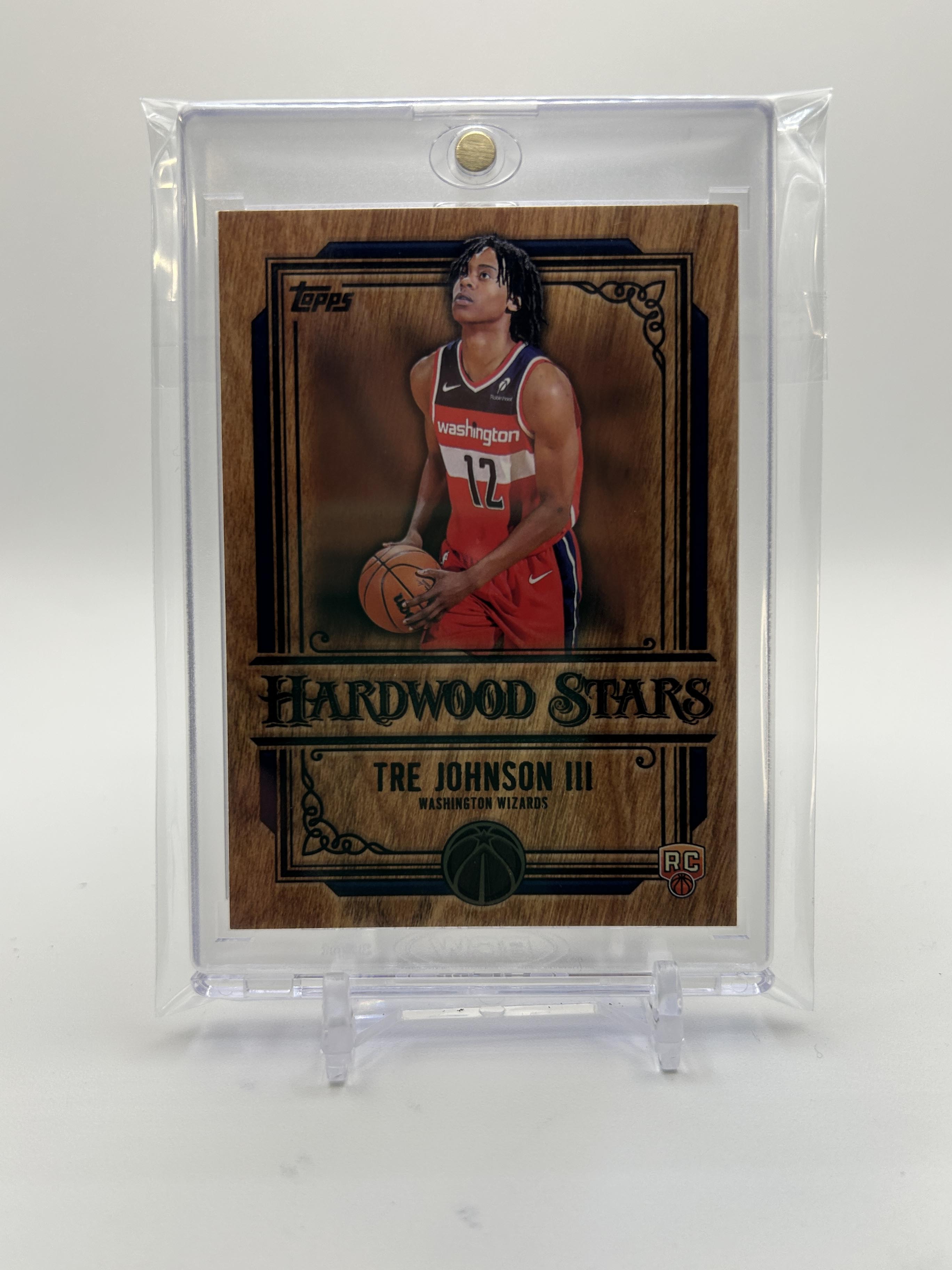 2025-26 Topps Tre Johnson III Hardwood Stars Rookie SSP