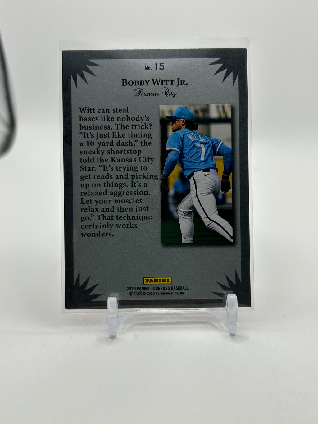 2025 Donruss Elite Series Bobby Witt Jr. Red Prizm /149