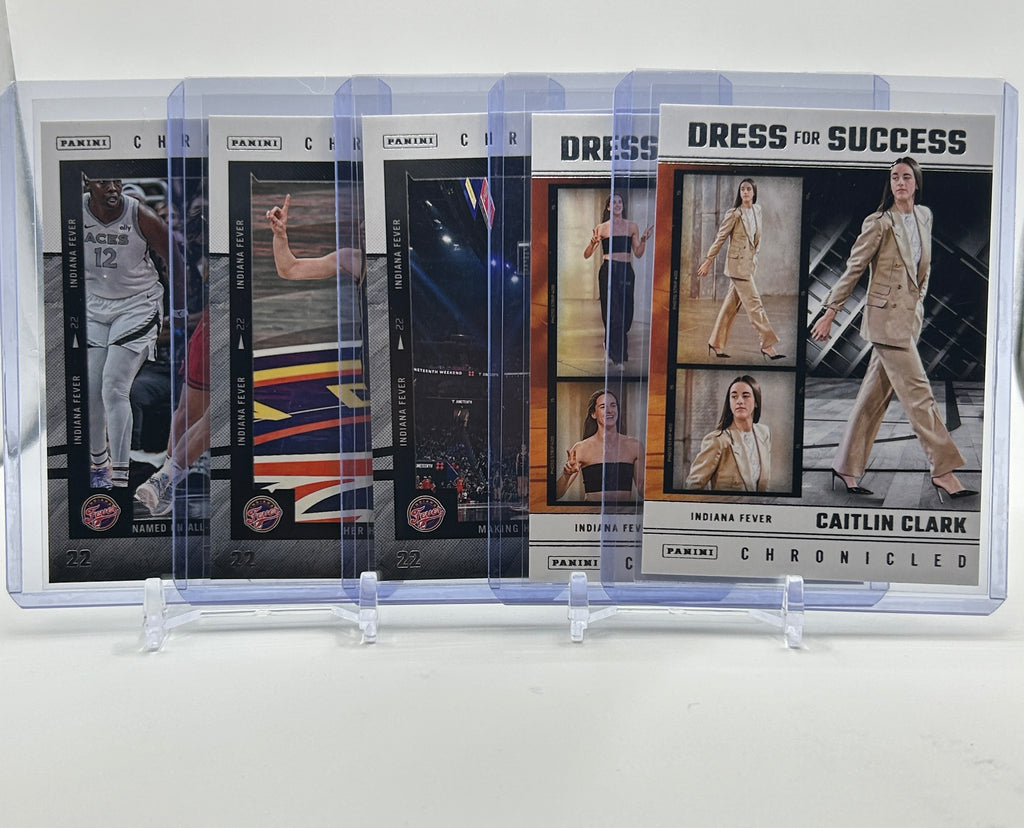 2025 Panini Caitlan Clark Chronicled Rookie Set (x5)