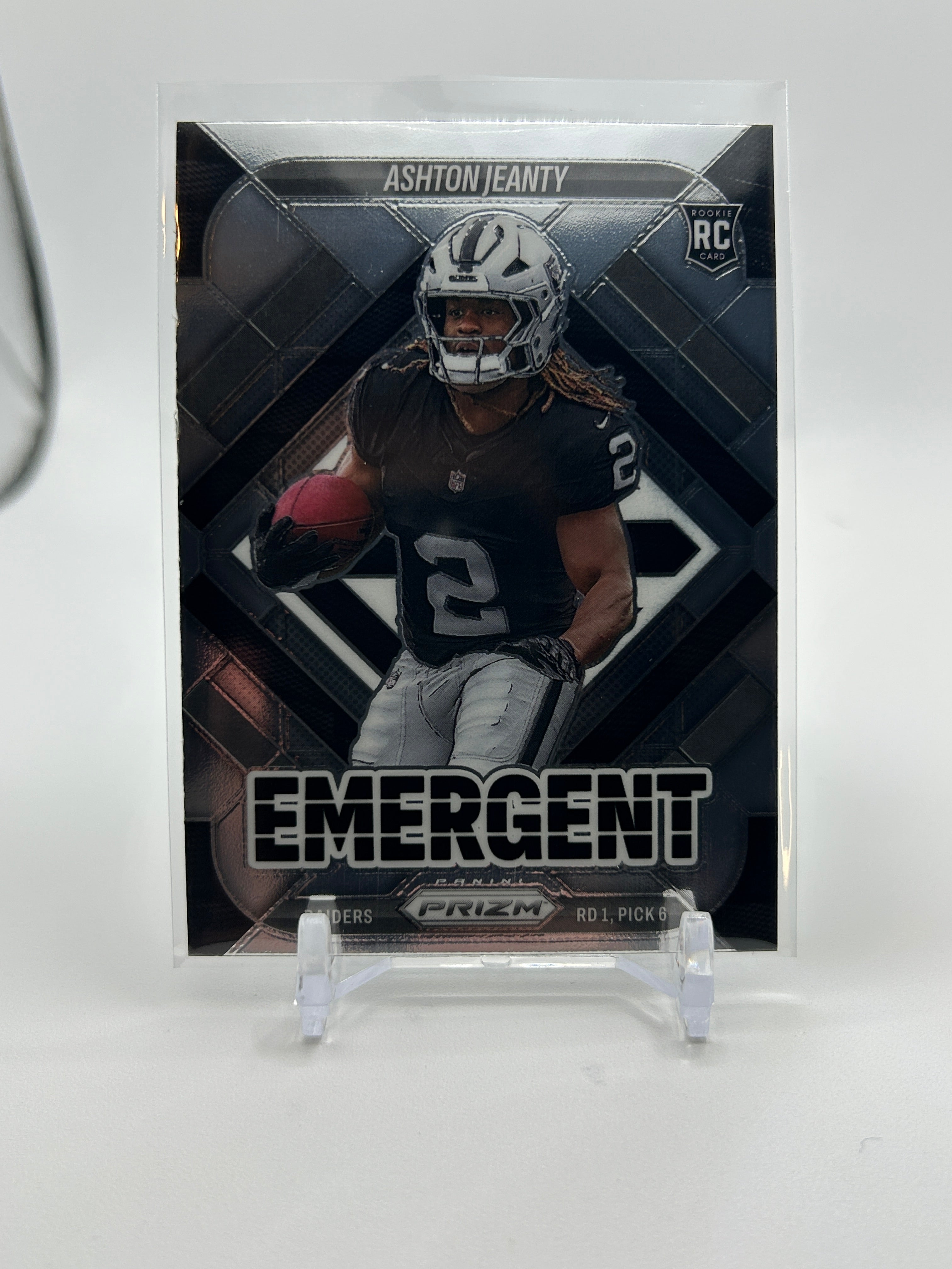 2025 Panini Prizm Ashton Jeanty Emergent Rookie Insert