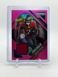 2025 Panini Prizm Bucky Irving Premier Pink Prizm Patch