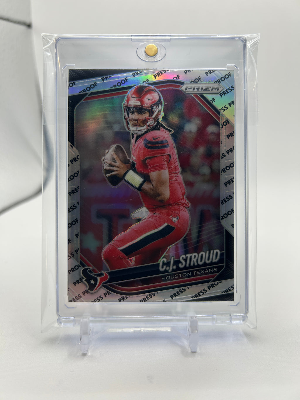 2025 Panini Prizm C.J. Stroud Press Proof Prizm SSP #143