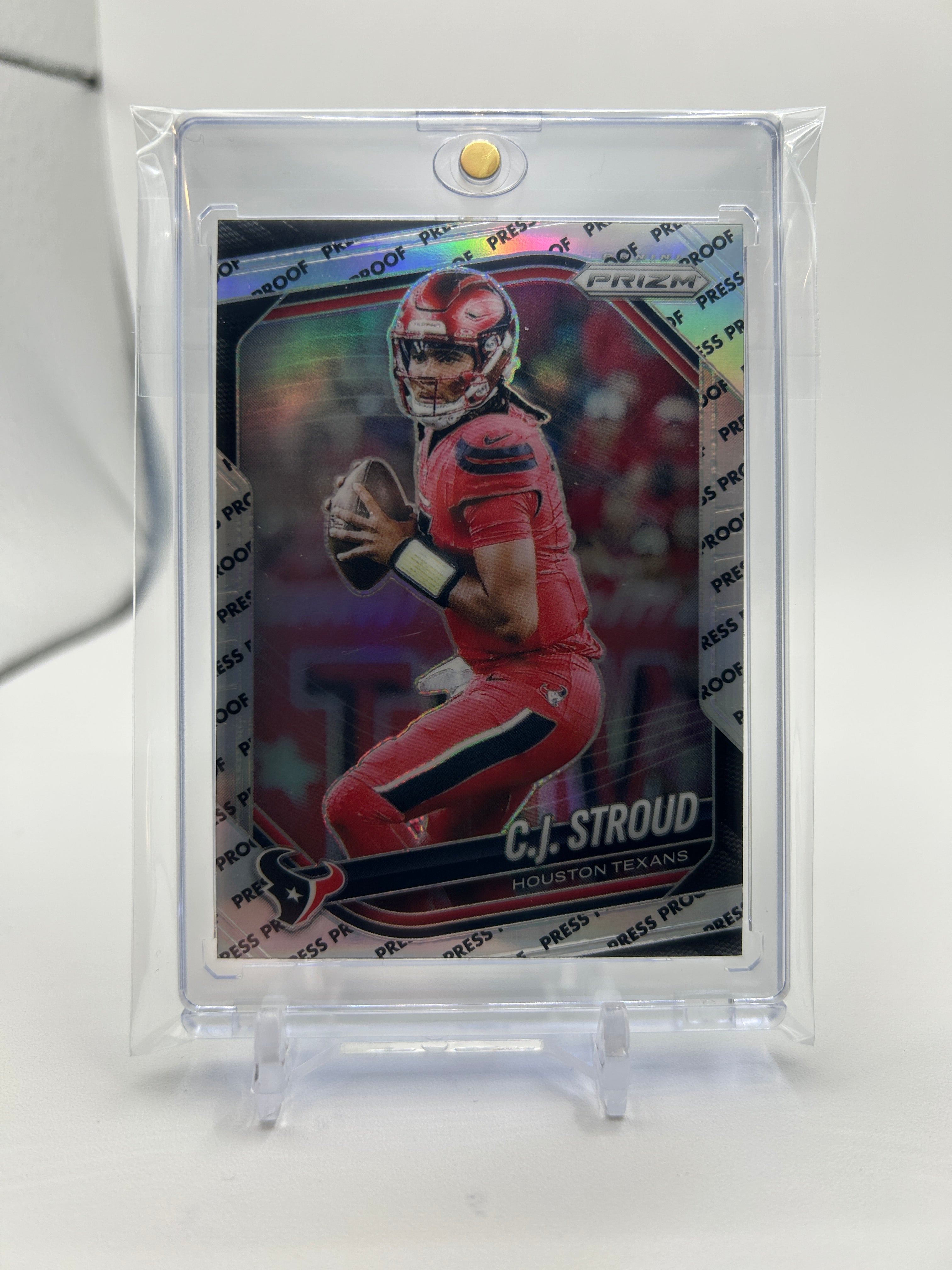 2025 Panini Prizm C.J. Stroud Press Proof Prizm SSP #143