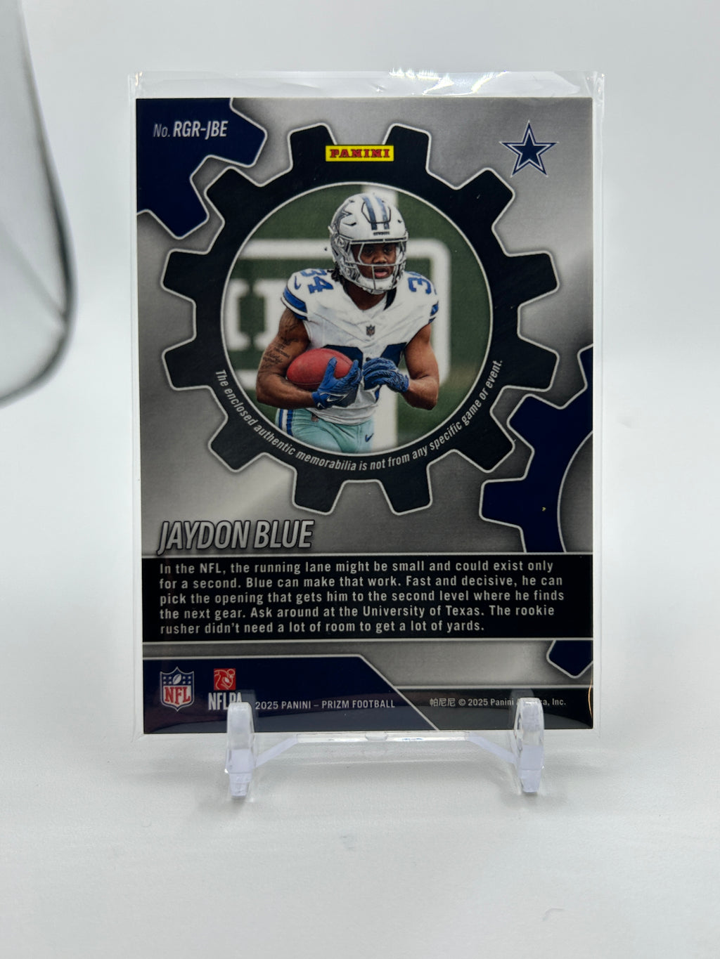 2025 Panini Prizm Jaydon Blue Rookie Gear Pink Prizm Patch